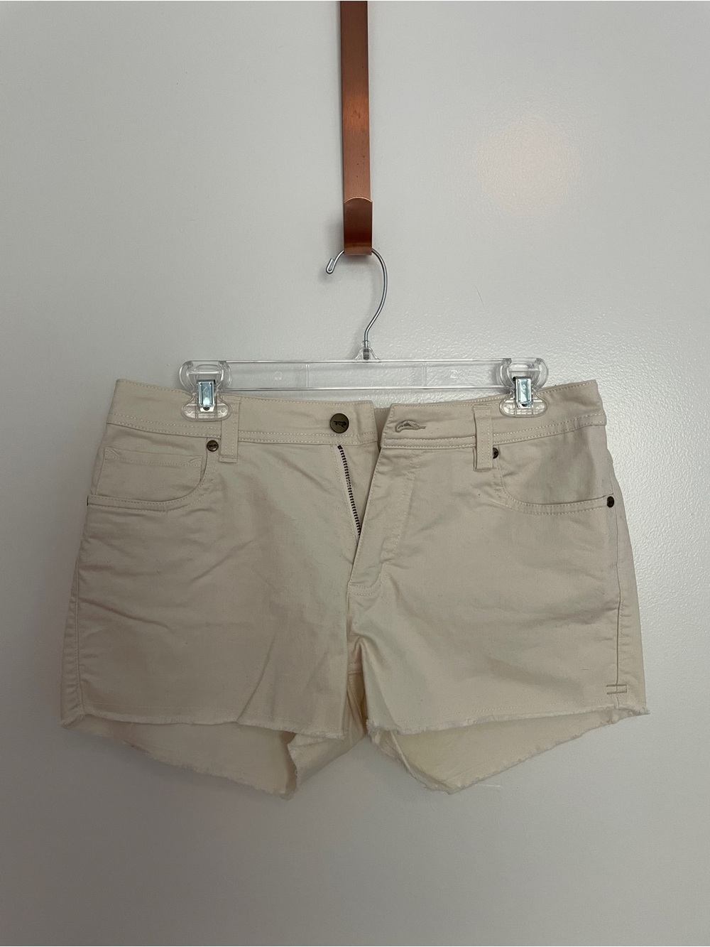 Toad&Co Cream Sequoia Denim Cutoff Shorts